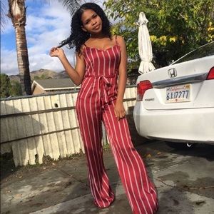 Stripy Jumpsuit